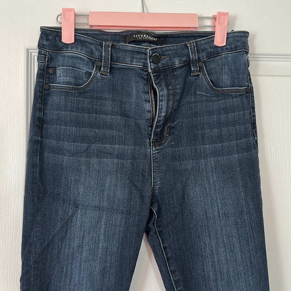 Liverpool 8/29 High Rise Dark Indigo Jeans - Picture 3 of 7